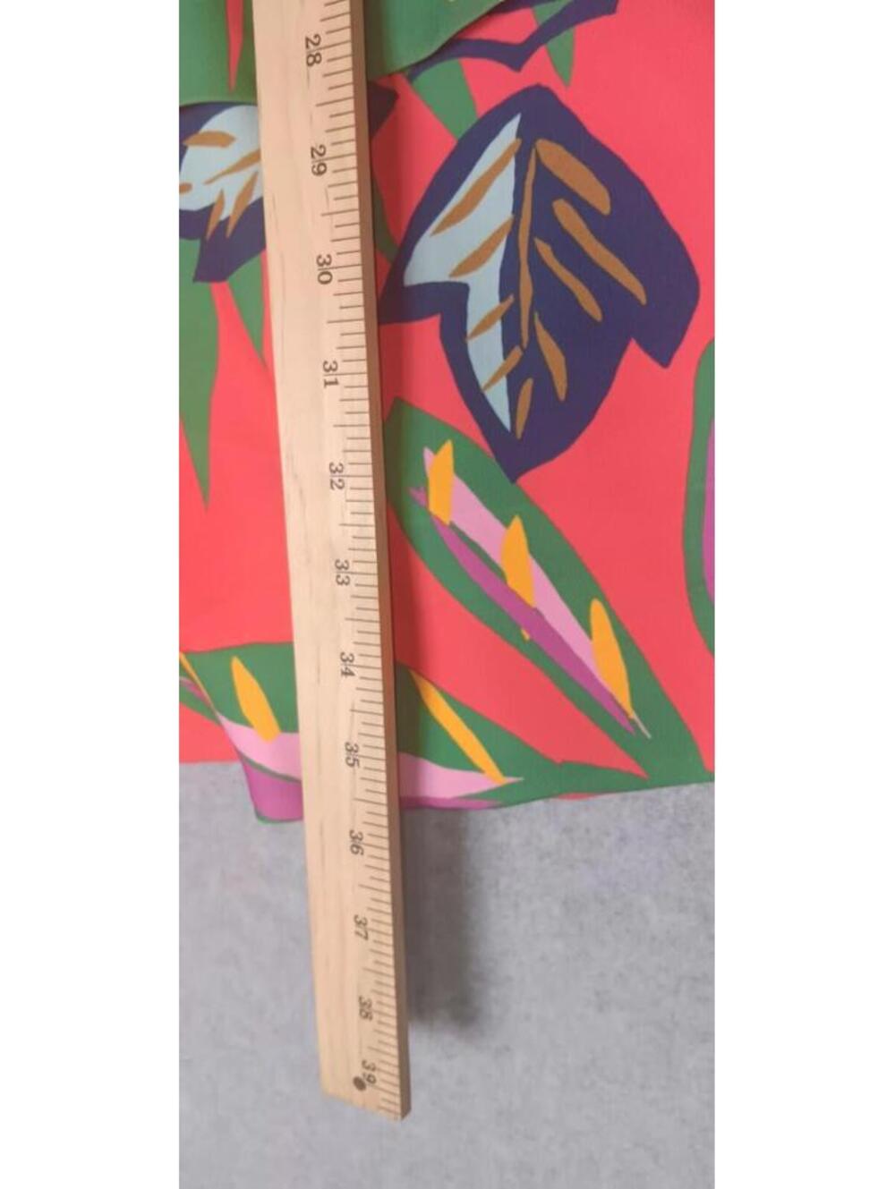 NWT! Alex Marie Aliya Tiered Vneck Dress Womens Size 8 Tropic Breeze Red Tie... - Picture 5 of 11